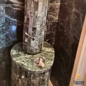 Плитка в зоне печи